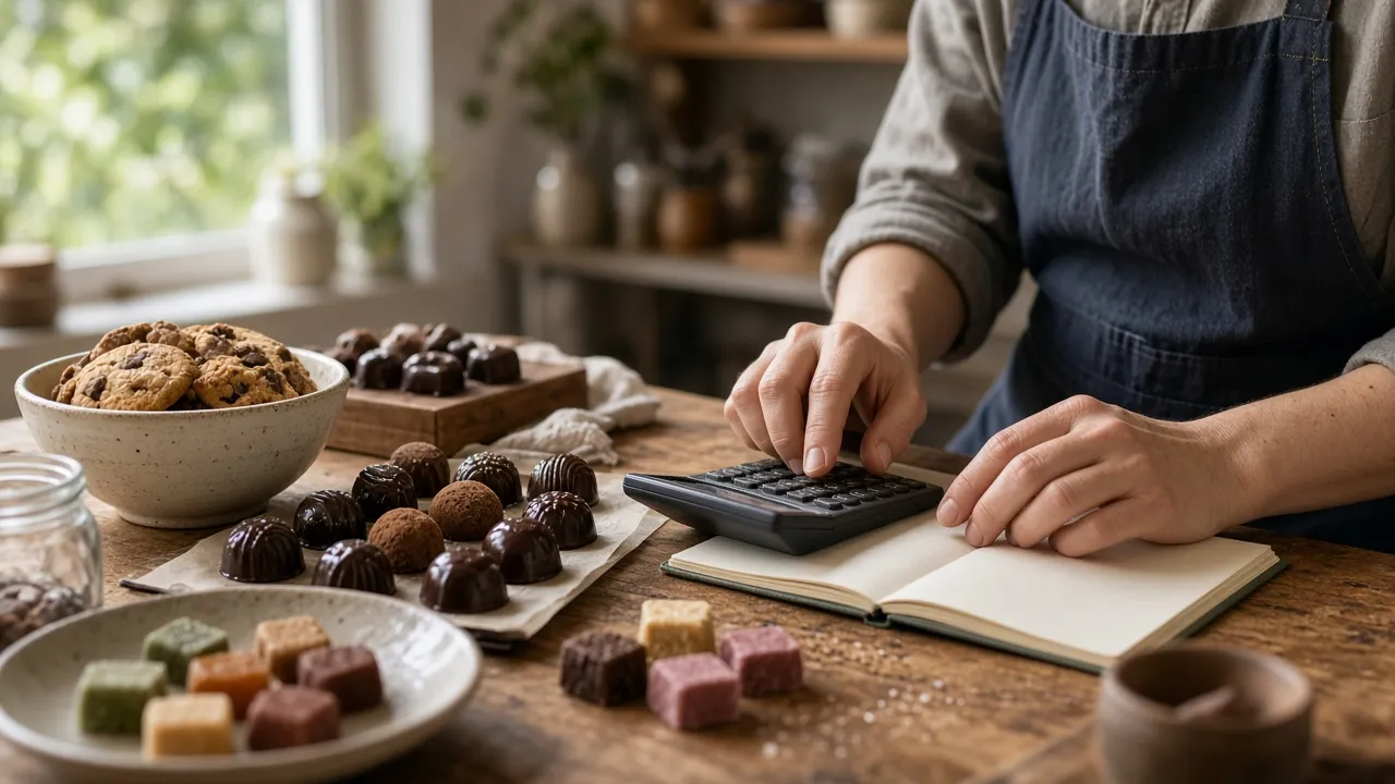 Comment fixer le prix de ses biscuits, chocolats ou confiseries artisanales sans sous‑évaluer son travail