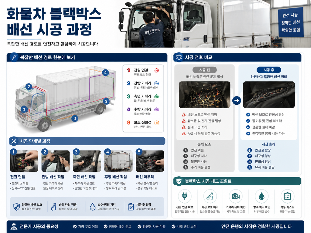 화물차 블랙박스, 승용차용 그대로 써도 된다는 오해