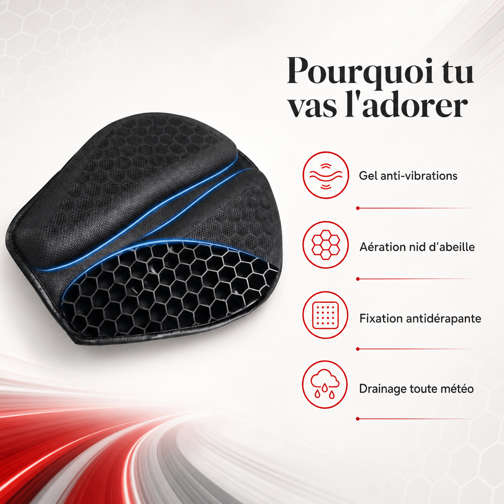 Finis les arrêts forcés à cause de la selle