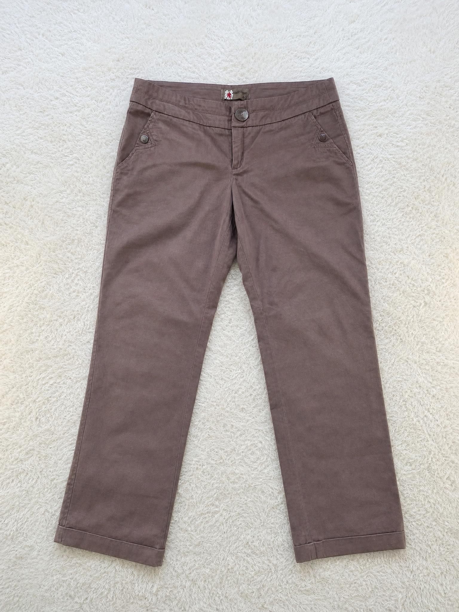 Miss Sixty Brown Straight Leg Trousers Size 40 Very Good