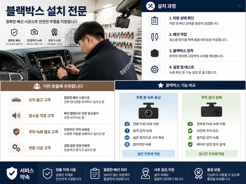전장 견적의 오해, 공임 포함 여부가 먼저인 이유