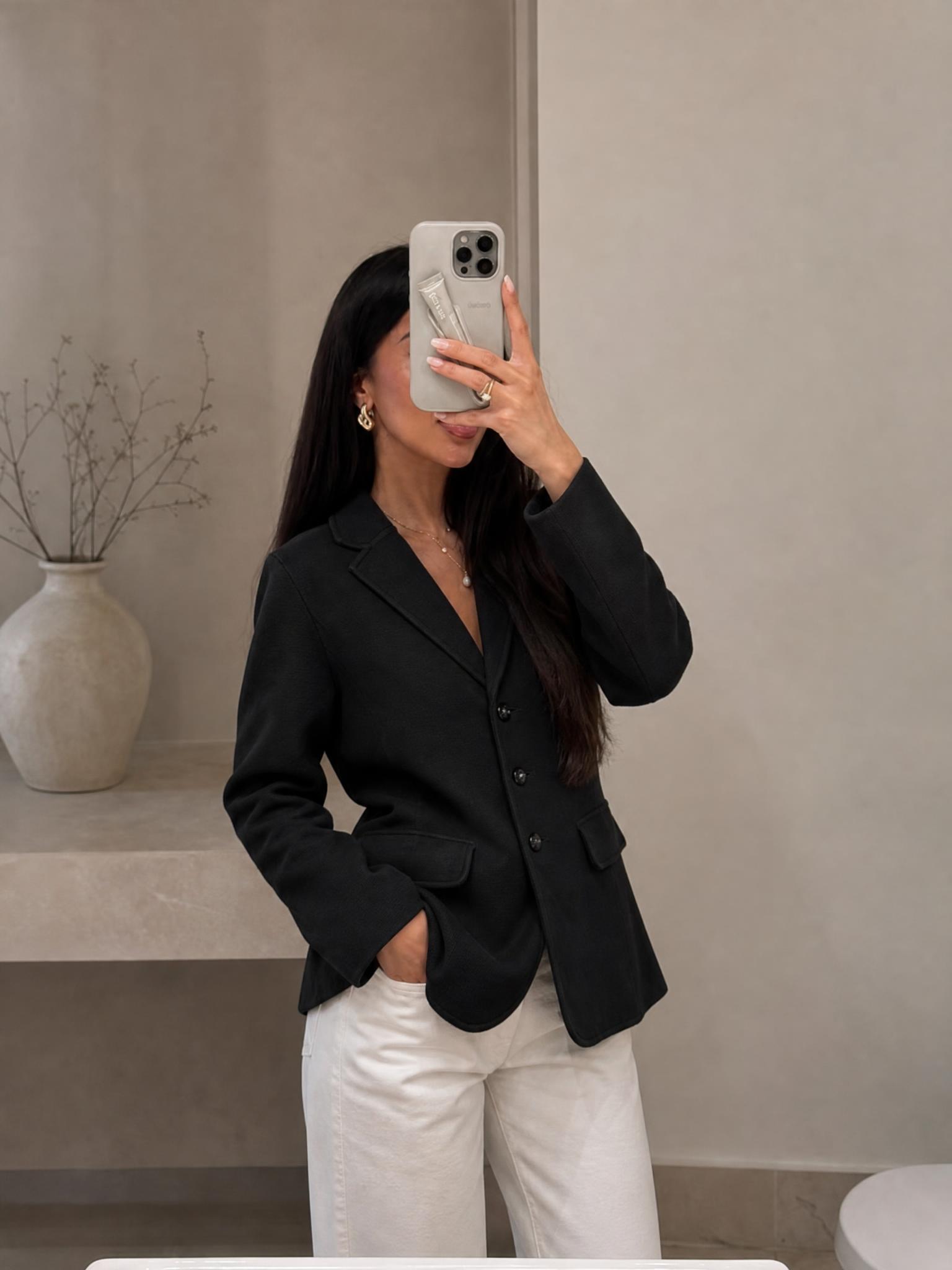 Lauren Ralph Lauren Black Tailored Blazer – Very Good