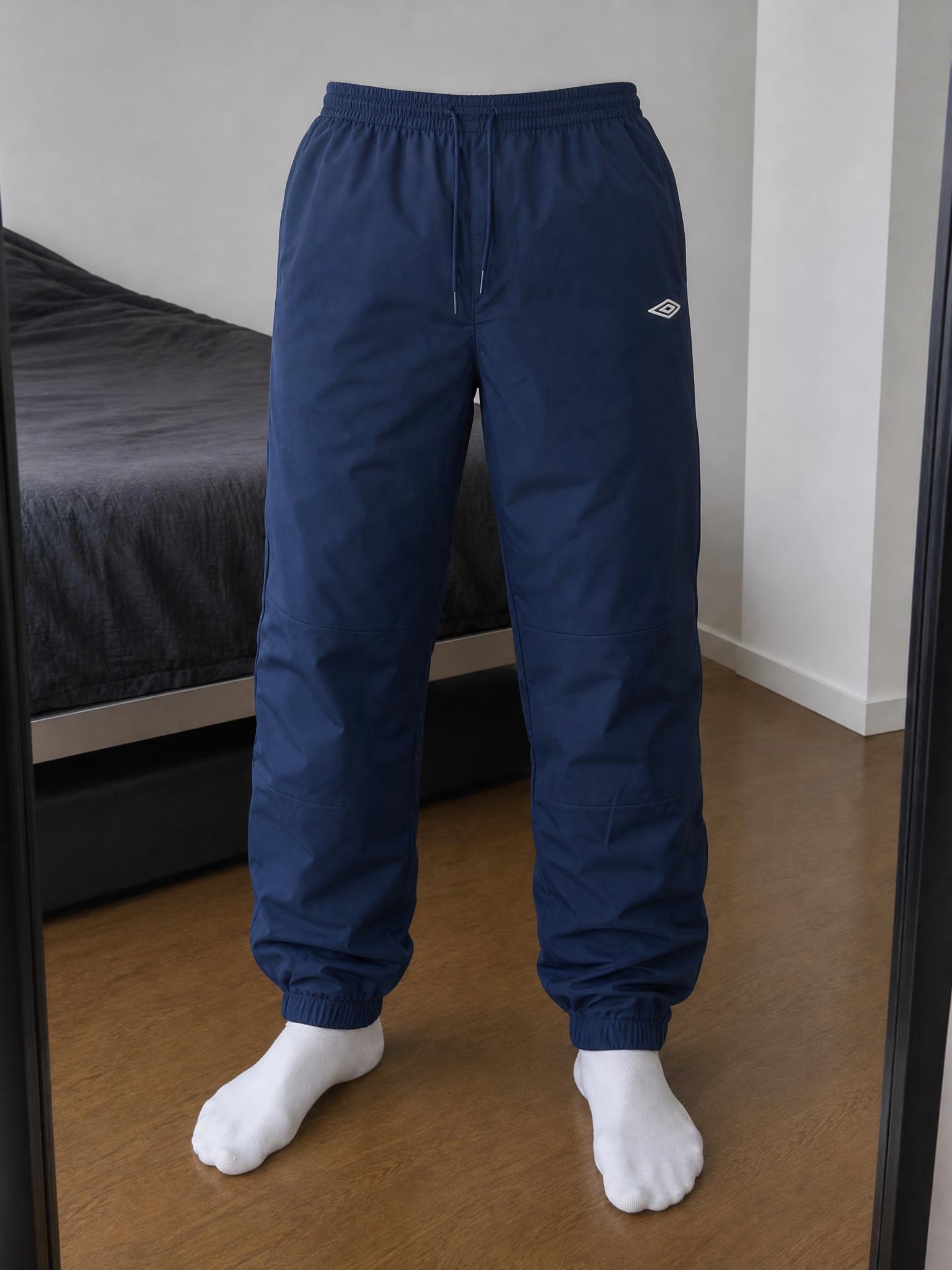 Umbro navy blue football track pants joggers