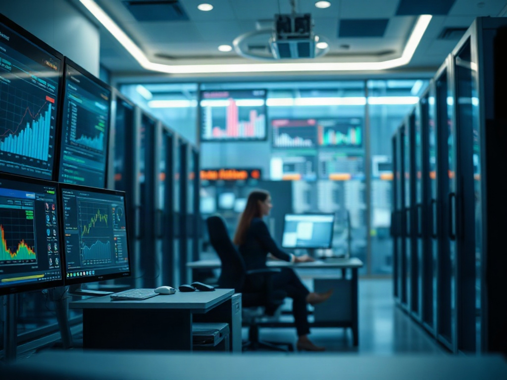 AI reducing forecast errors in financial modeling, illustrating advanced AI-driven financial prediction techniques