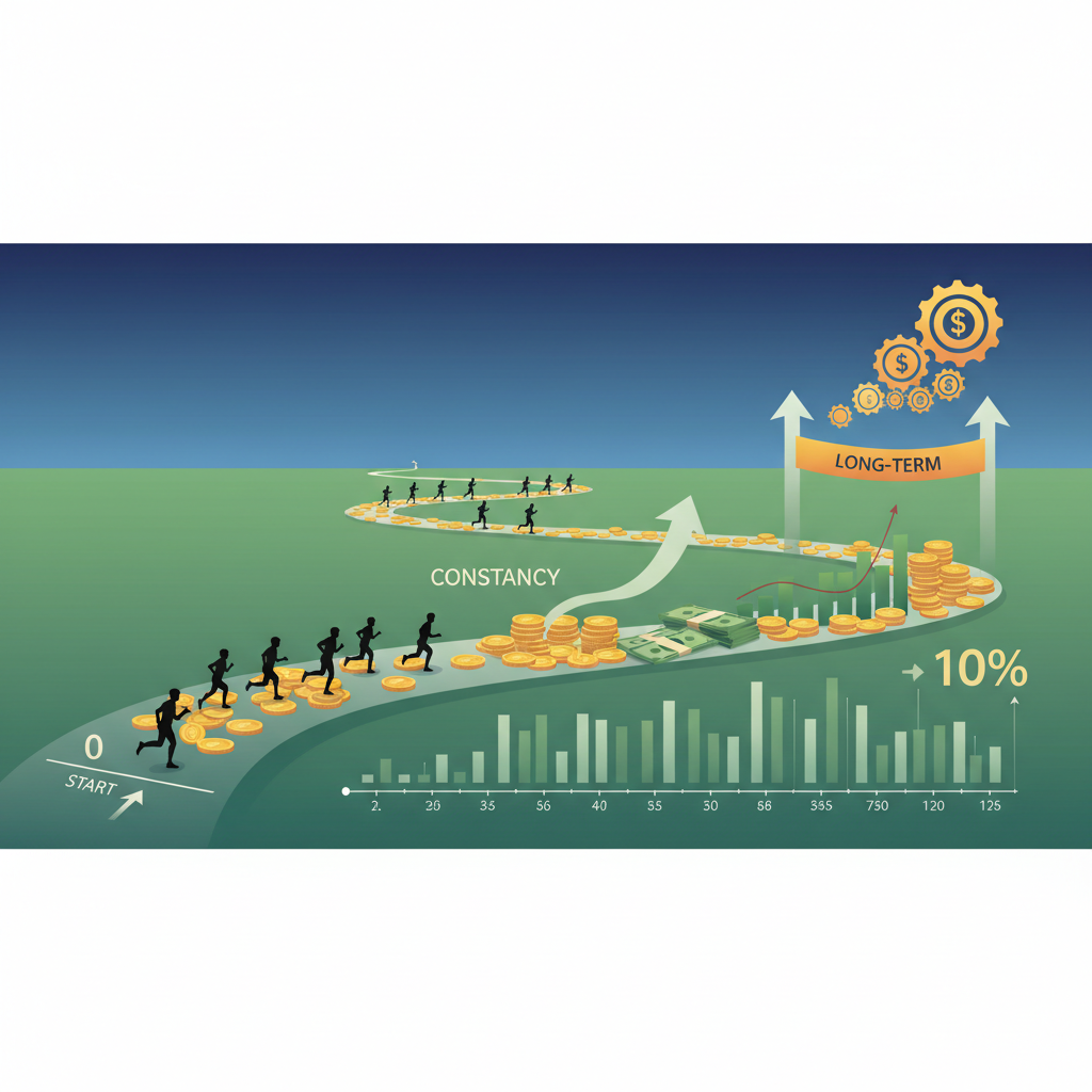 A Maratona do Dinheiro: 5 Passos para Investir com CONSTÂNCIA e Colher a Riqueza no Longo Prazo! 🏃‍♀️💰