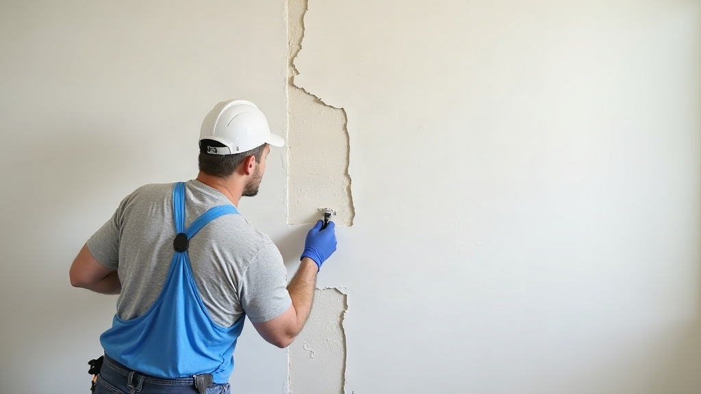 Finished drywall repair