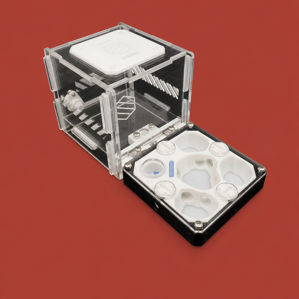Clear Acrylic, Modular Ant Nest Design