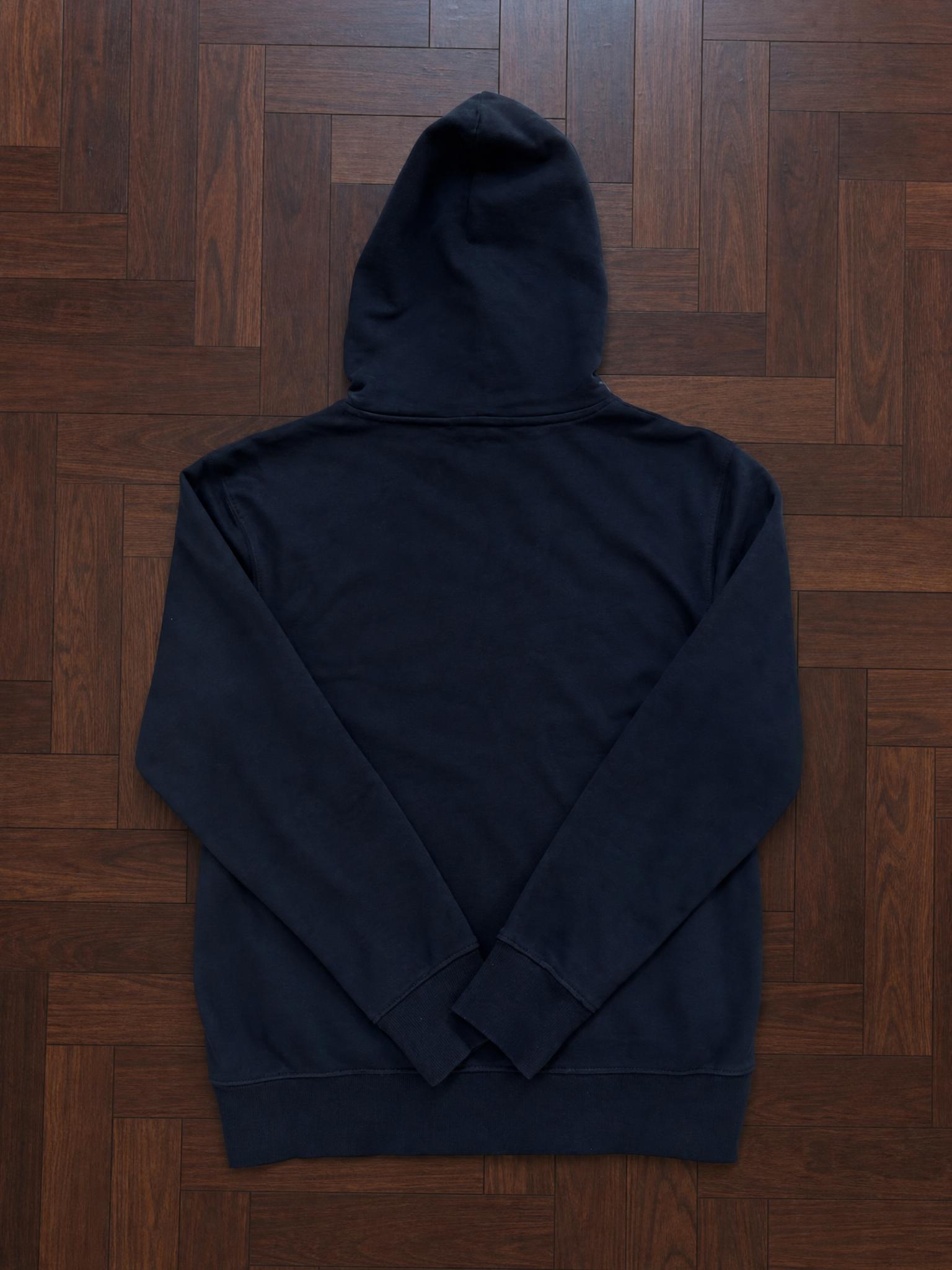 Black Long Sleeve Hooded Top – Casual Pullover, Very Good