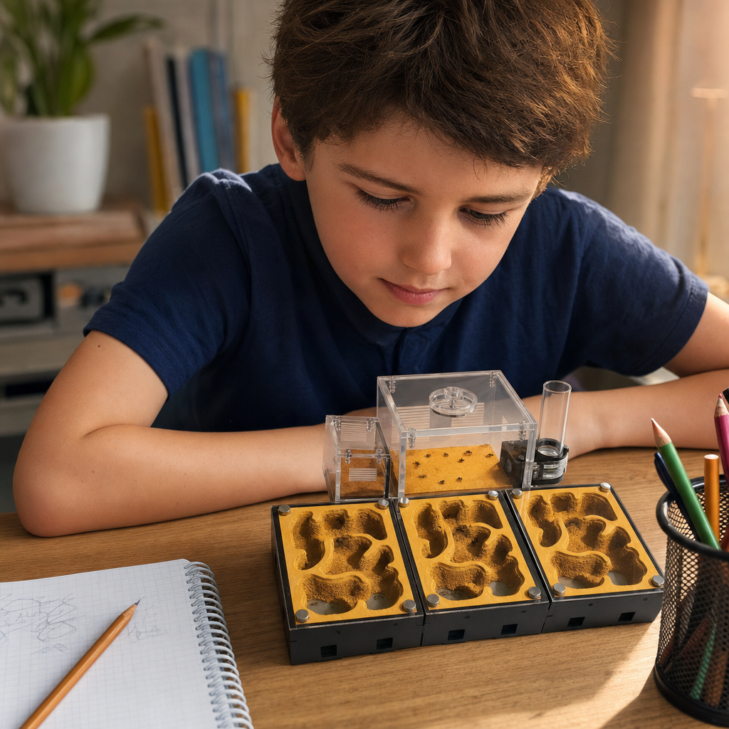 Watch Your Ant Farm Castle Come Alive