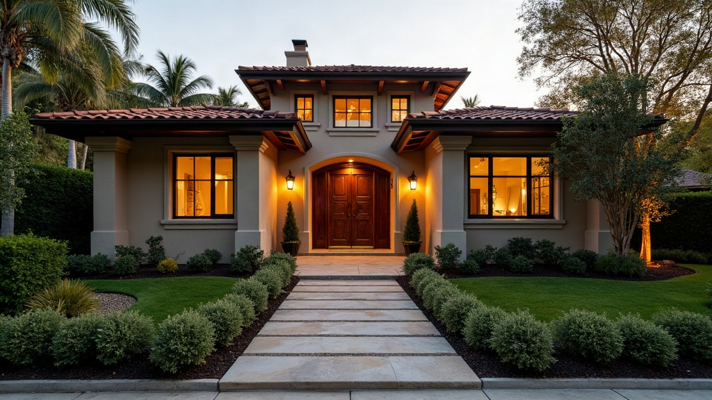 Lush Southern California landscape at golden hour