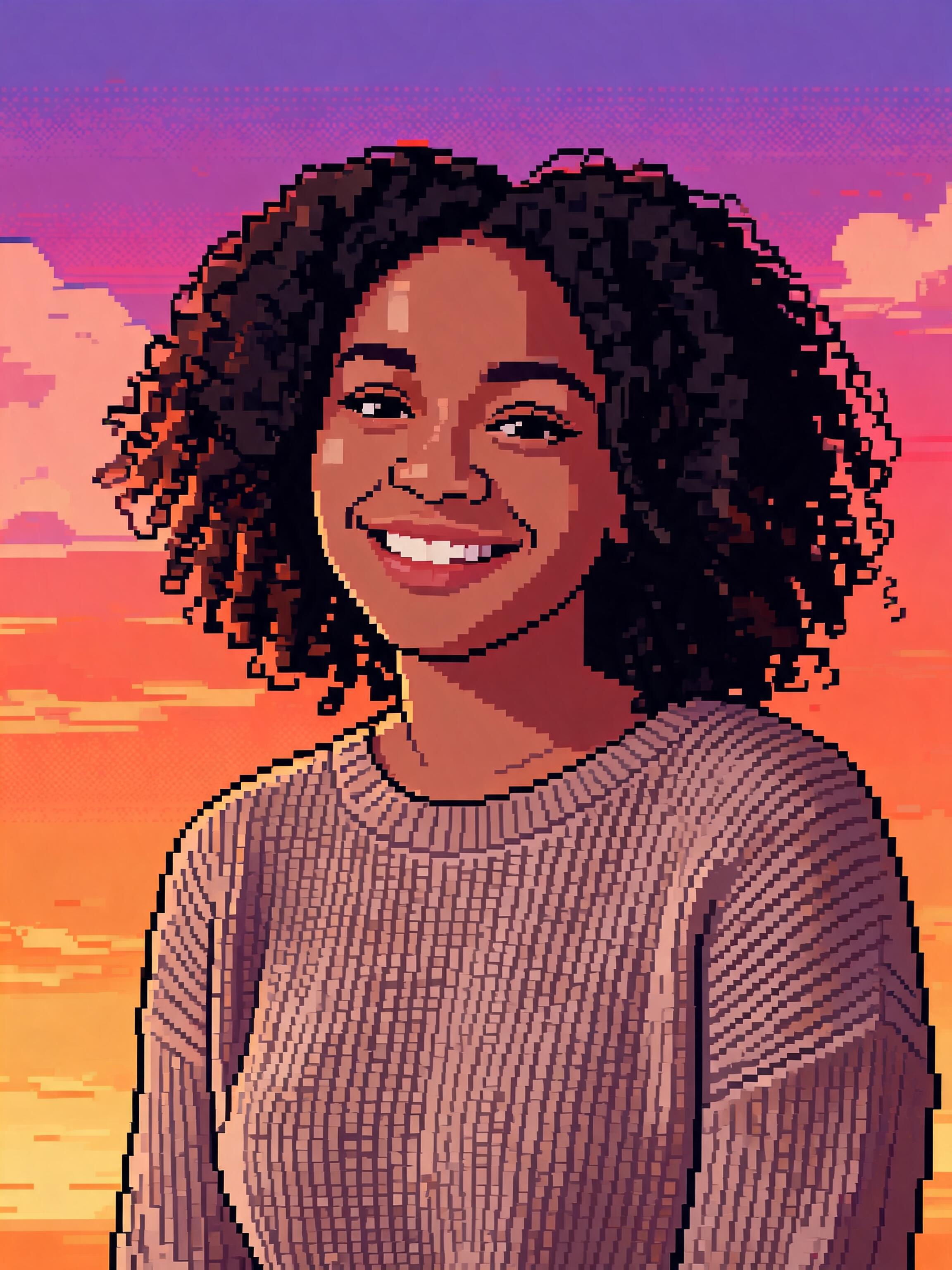 Pixel art avatar example 2