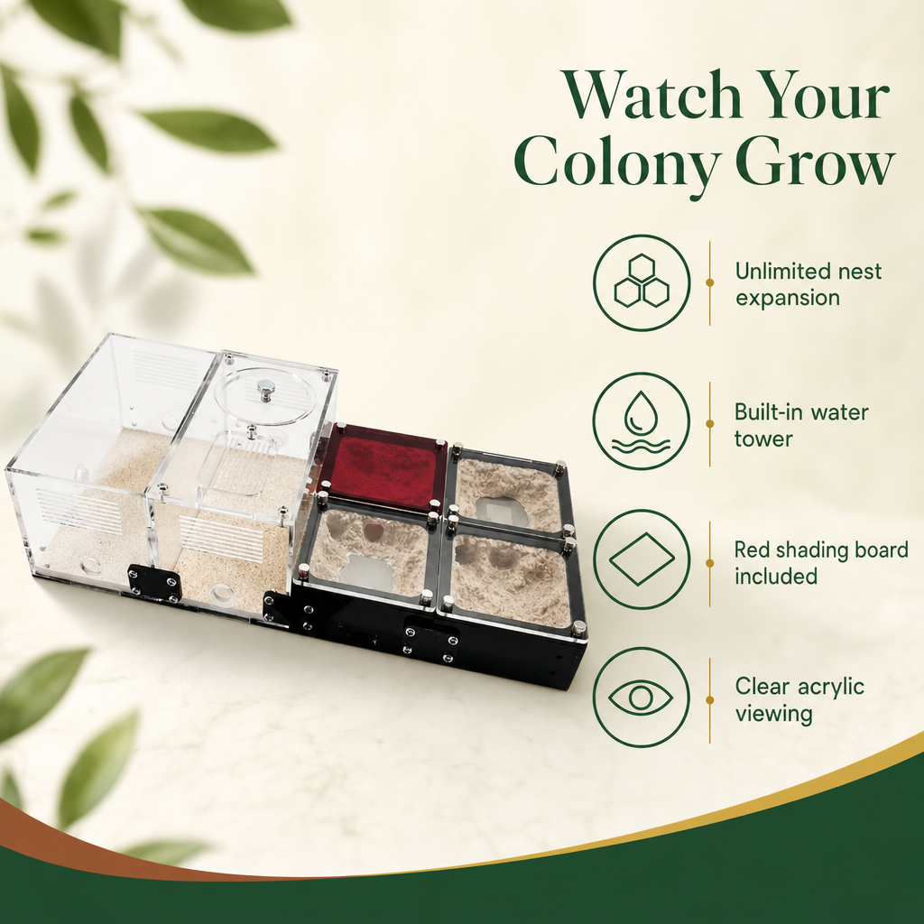 A Concrete Ant Farm That Grows With Your Colony