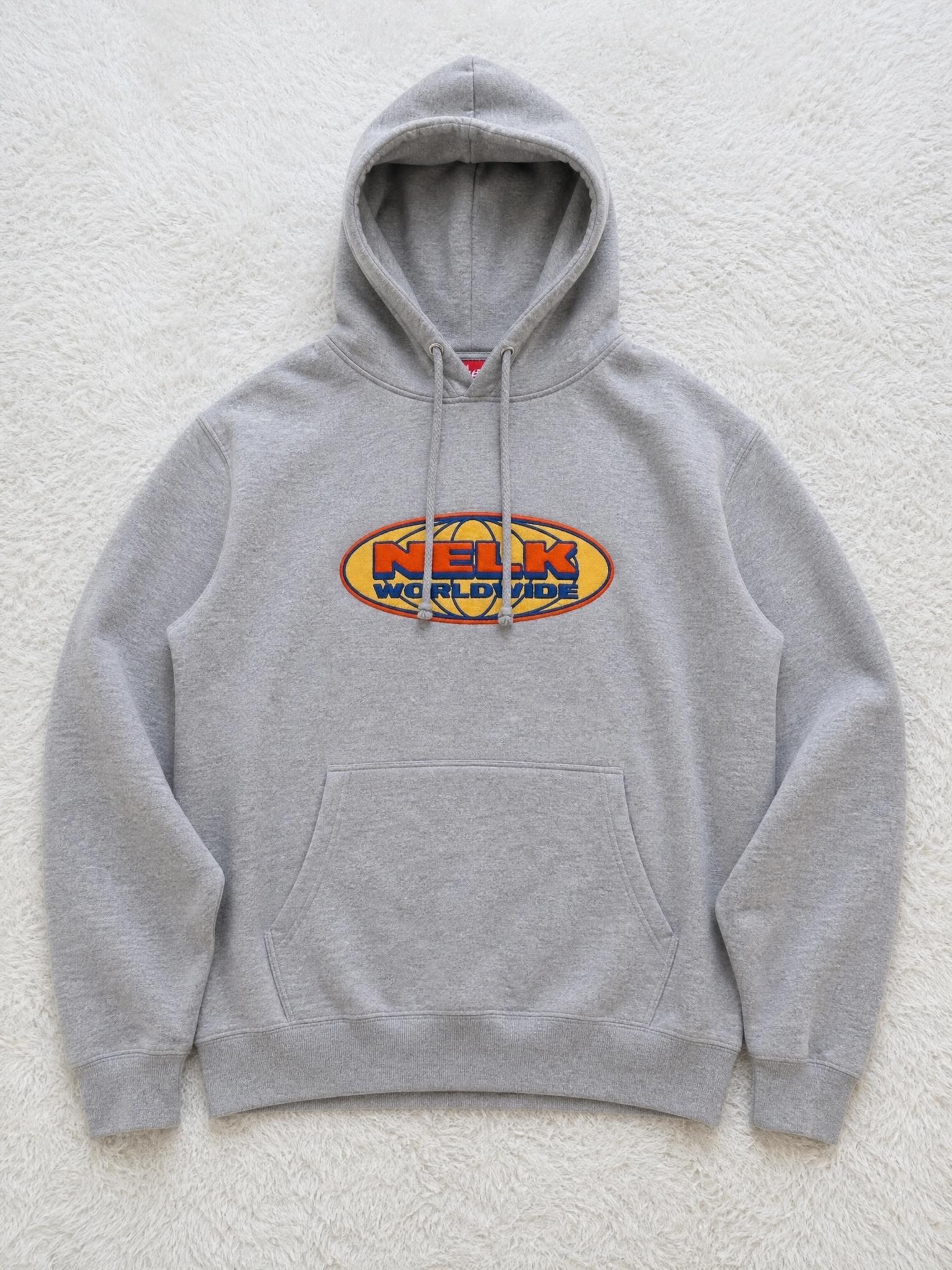 NELK Worldwide Grey Graphic Pullover Hoodie – Very Good