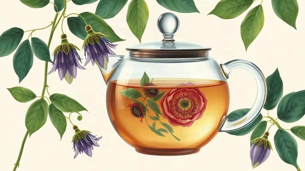 Chá de Passiflora: Benefícios para Ansiedade e Estresse