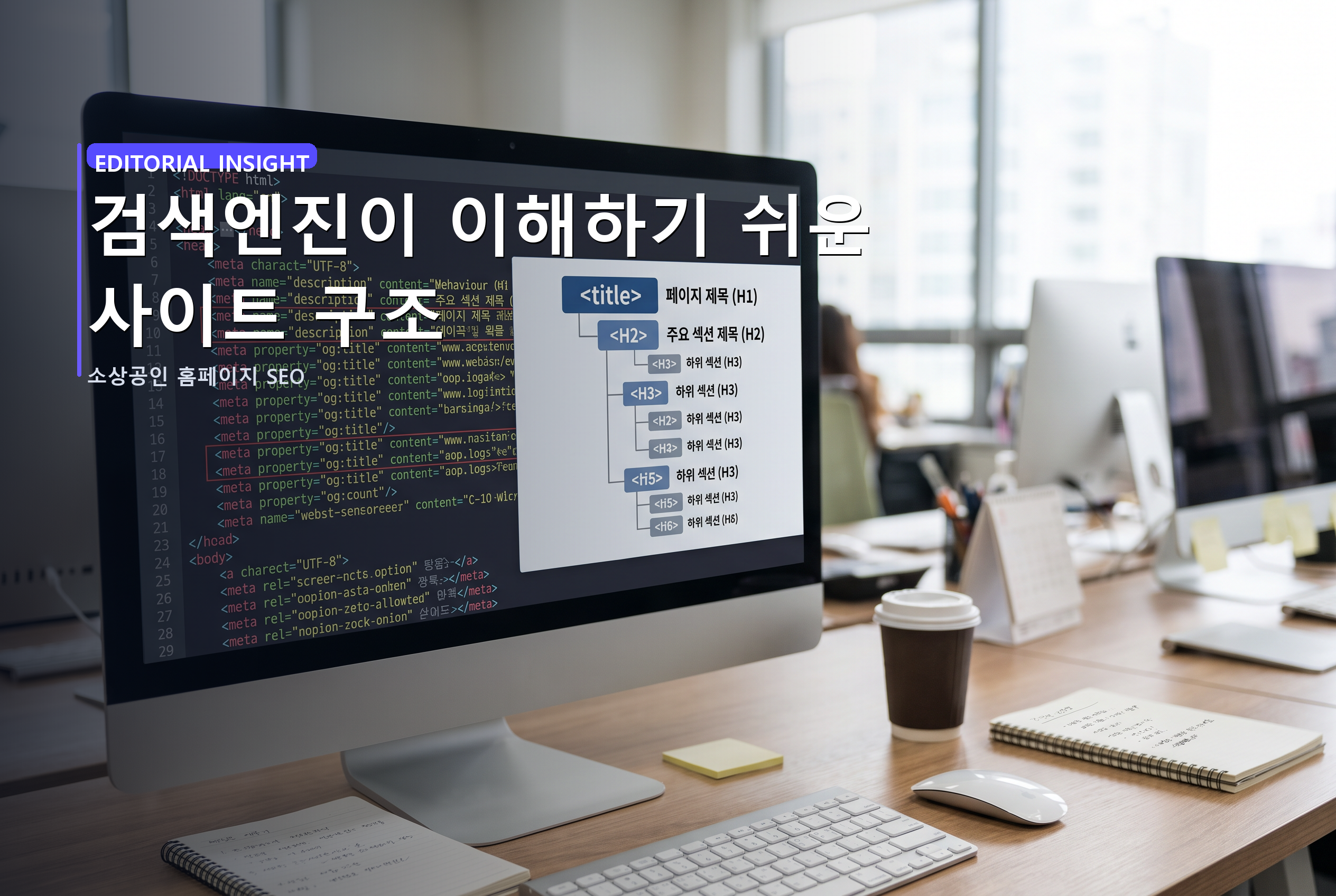 검색엔진이 이해하기 쉬운 사이트 구조