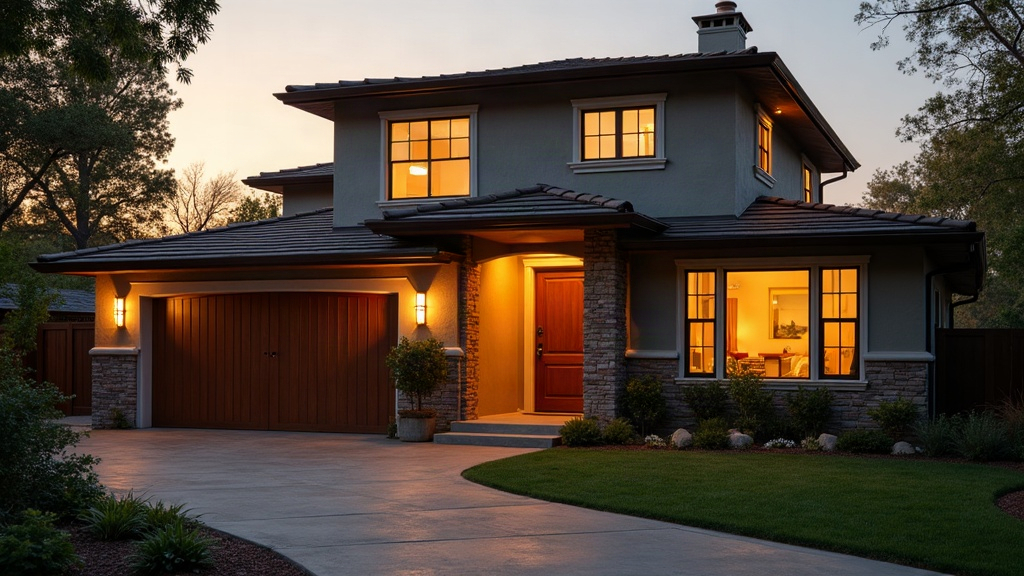 Southern California landscape at dusk