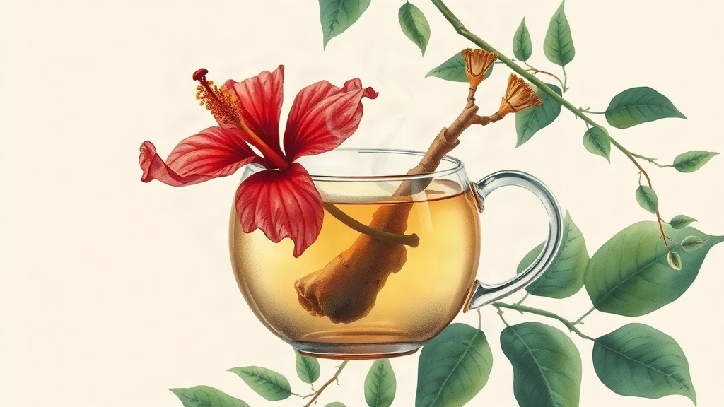 Chá de Hibisco e Gengibre: Receita Detox Queima Gordura