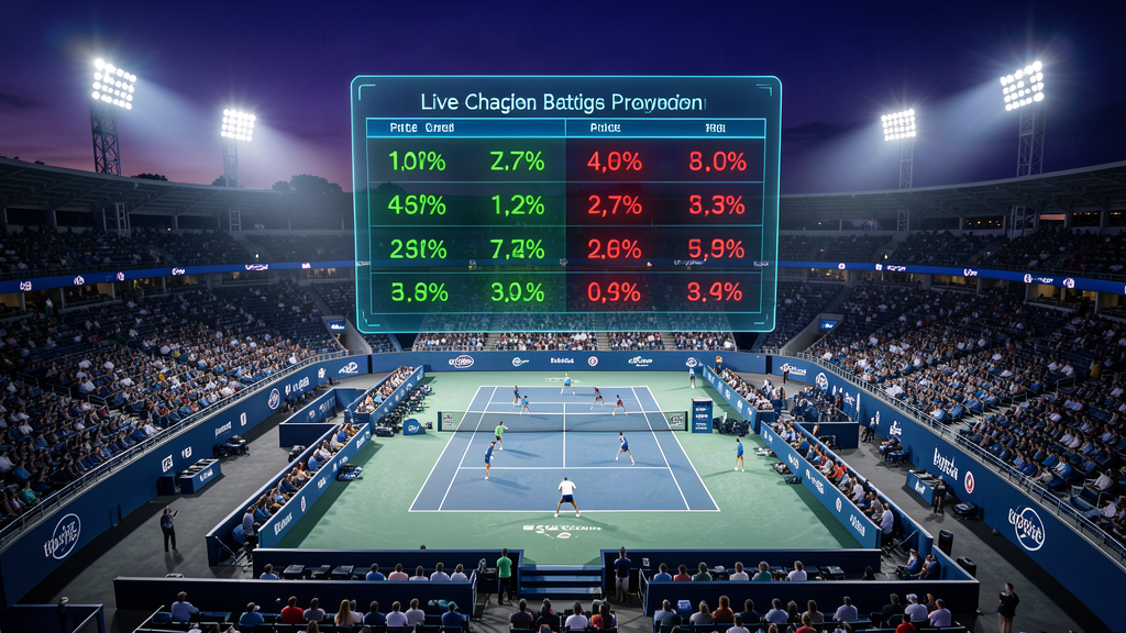 Prediction market e tennis: scambi record durante gli US Open