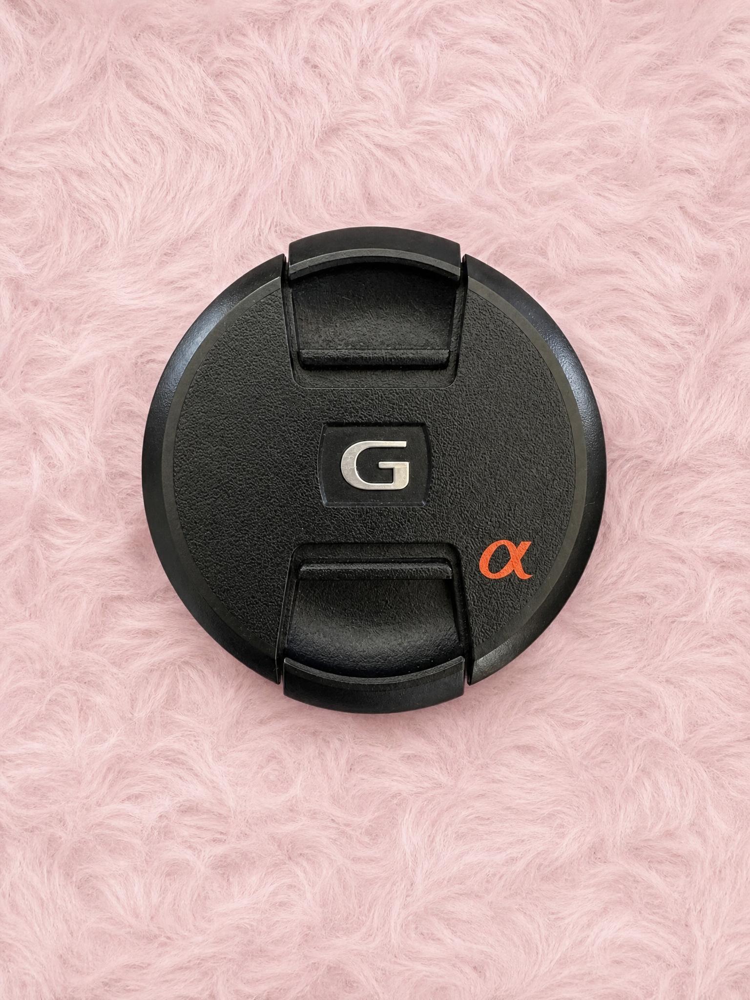 Sony Alpha G-Series Camera Lens Cap Black Very Good