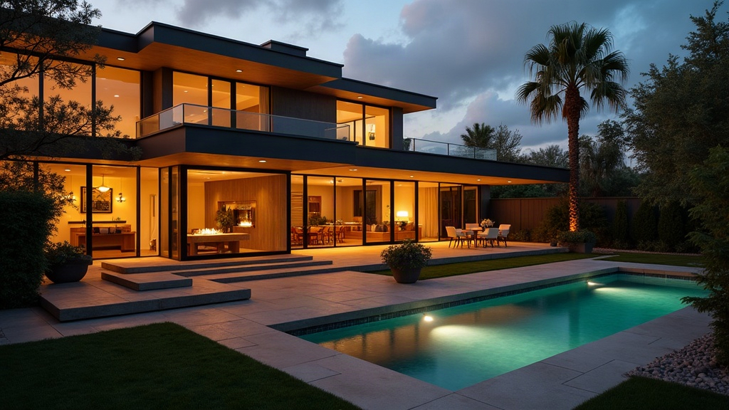 Lush Southern California landscape at golden hour