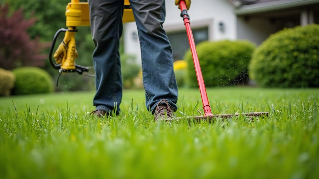 Immaculate maintained lawn