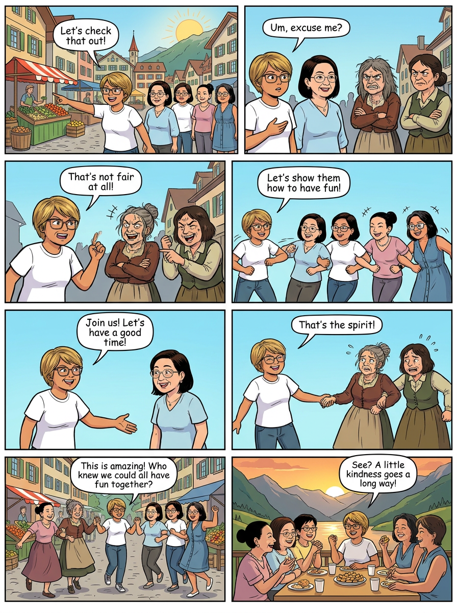 Comic story board