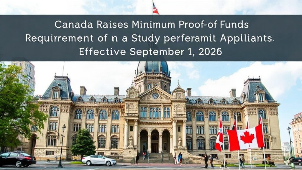 Canada Raises Proof-of-Funds Requirement for Study Permits Starting September 1, 2026: Updated Amounts and How to Prepare
