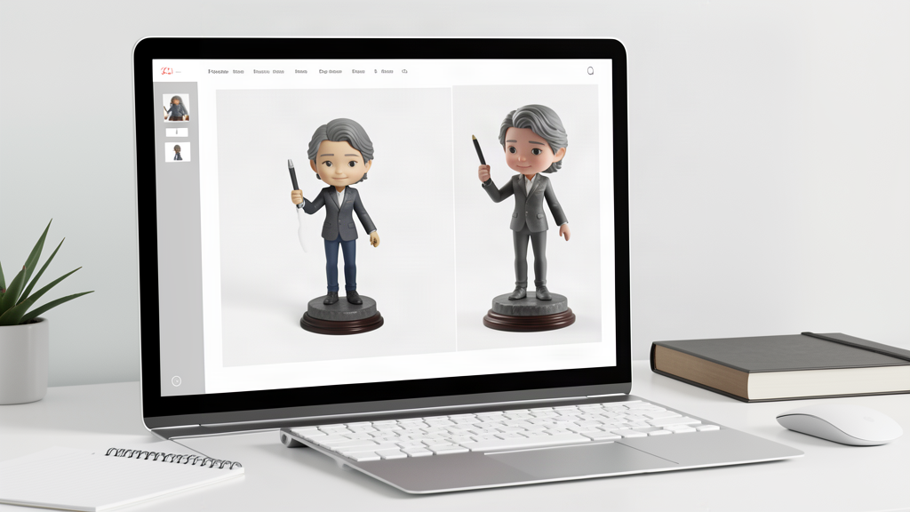 Previewing custom 3D figurine result before production - OurFigure