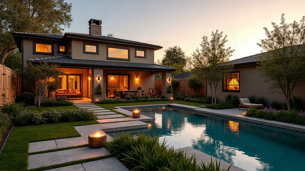 Lush coastal landscape transformation