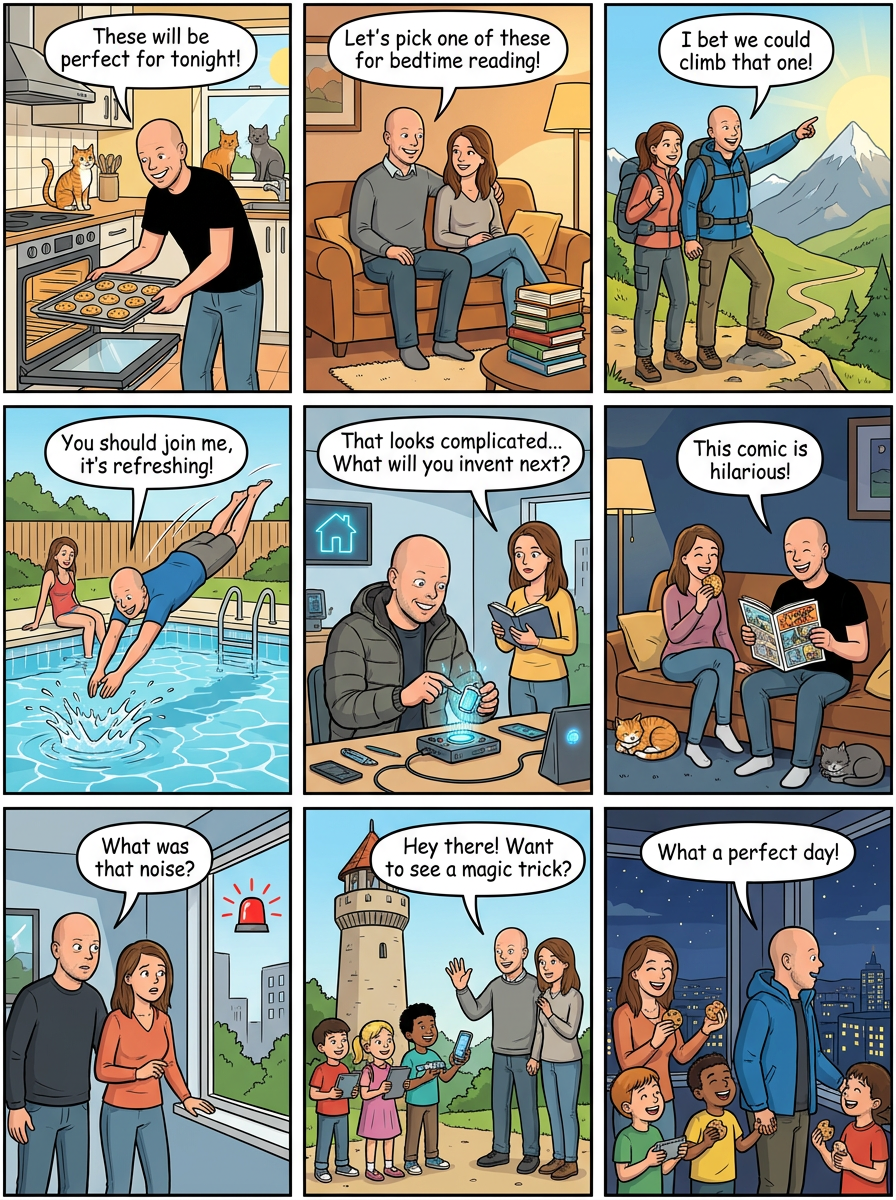 Comic story board