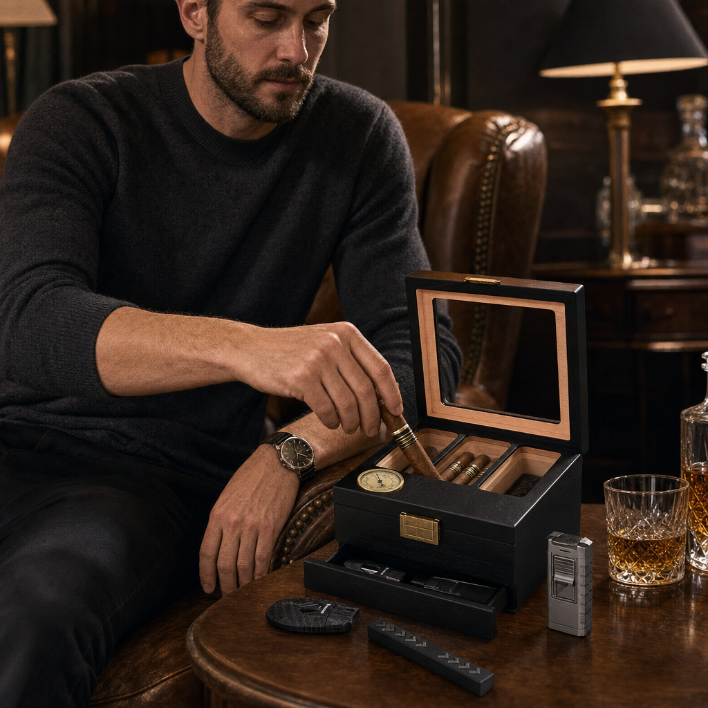 Open the lid, pick the right cigar