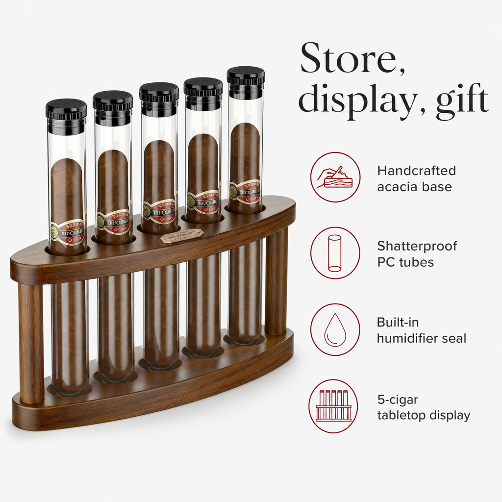 Your cigars, properly stored and on display