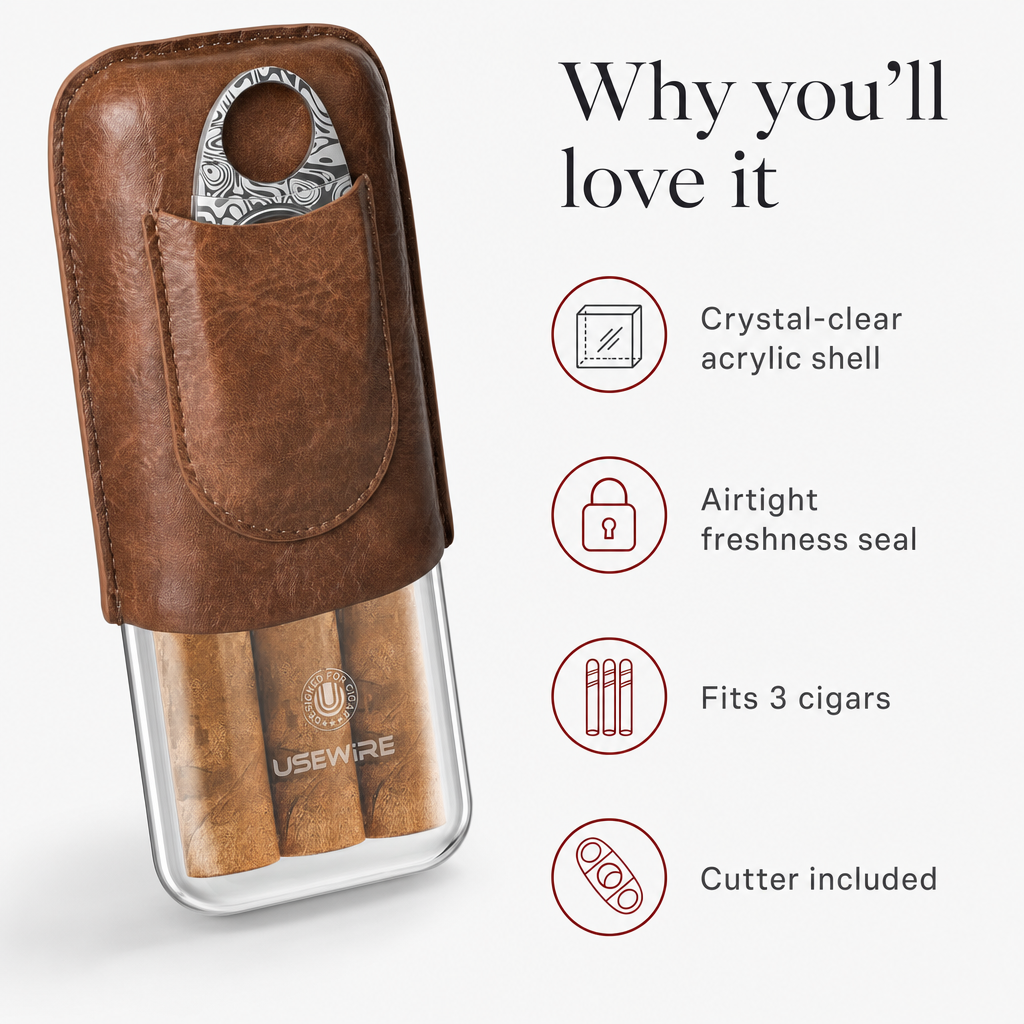 Your cigars arrive ready to smoke