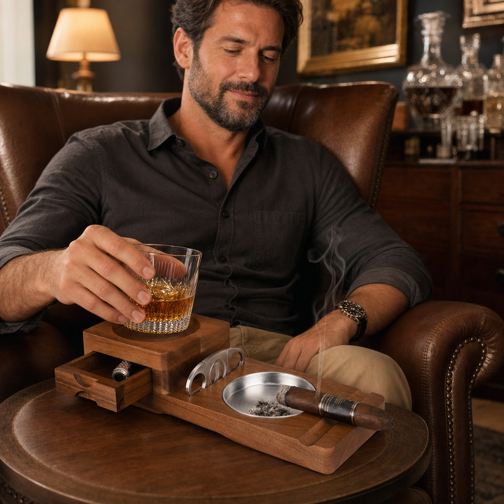 Light up, pour a glass, settle in