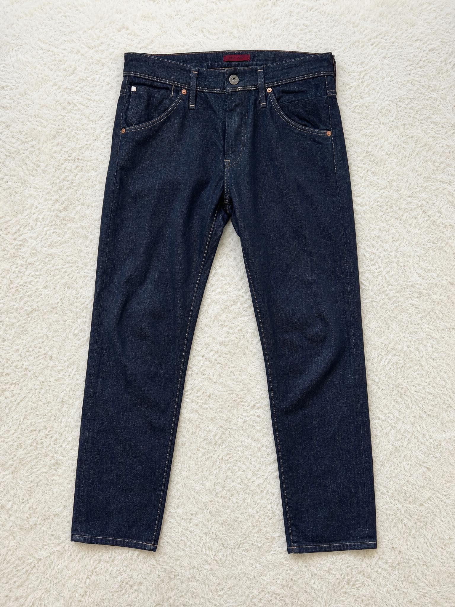 Dark Indigo Straight Leg Jeans – Classic Five Pocket Fit