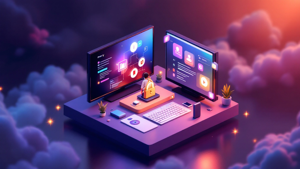 Smart TV remote with privacy settings menu, illustrating digital privacy management in personal cybersecurity