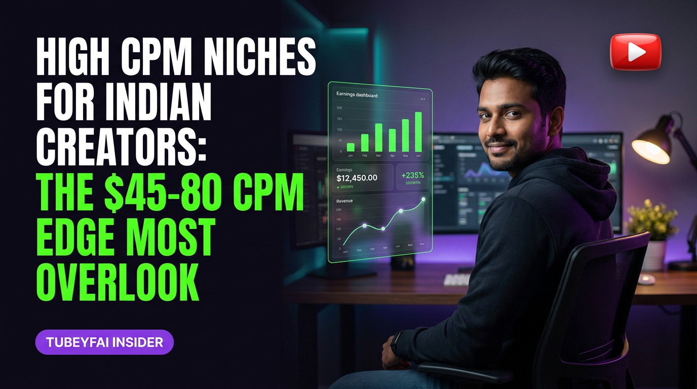 High CPM Niches for Indian Creators: the $45-80 CPM Edge Most Overlook