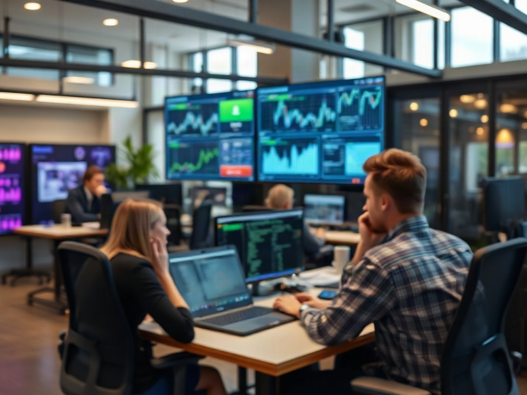 AI financial modeling illustration showing 34% increase in forecasting accuracy with trusted AI models