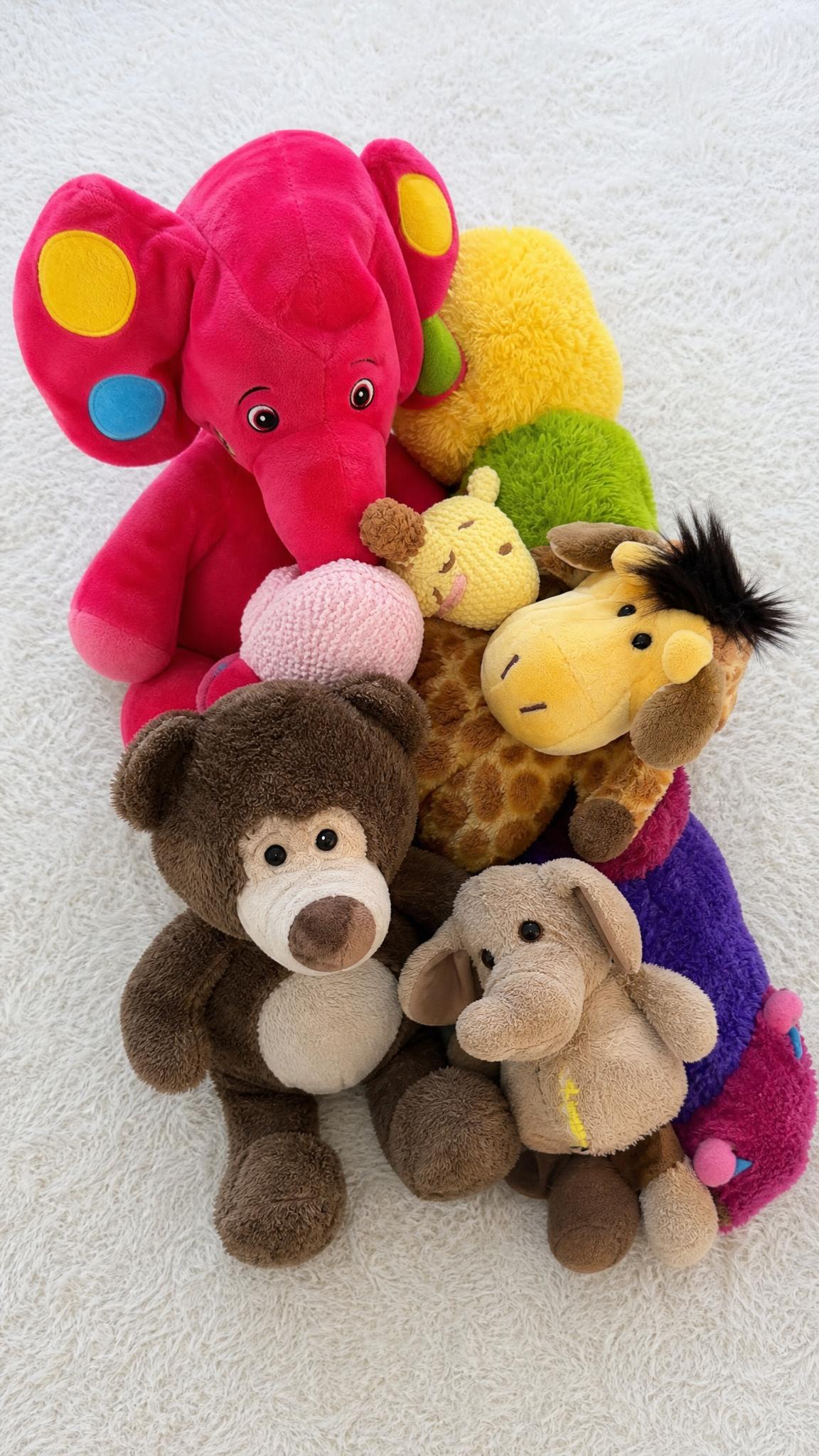 Mixed Plush Toy Bundle – Colourful Soft Animal Toys