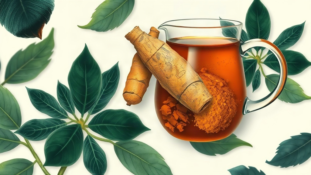 Chá de Baobá e Cúrcuma para Inflamação
