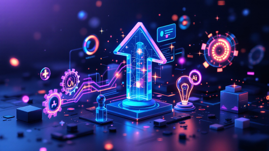 AI recruitment tools streamlining small business hiring process automation with modern technology.