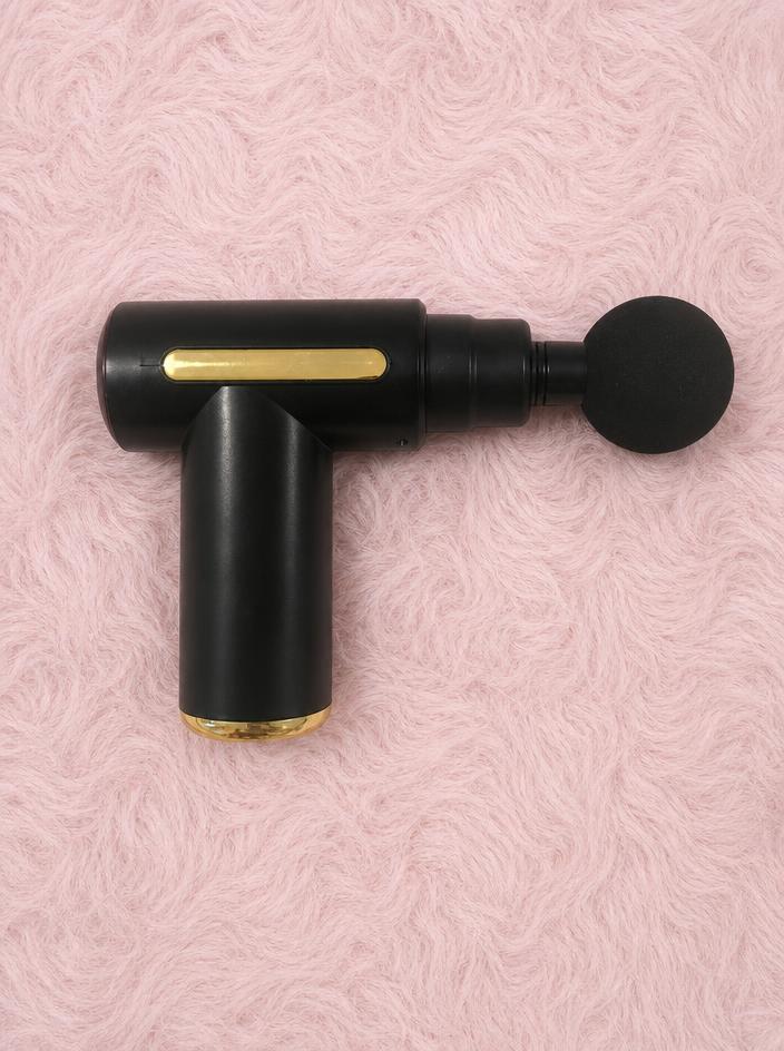 Black & Gold Handheld Massage Gun Compact Percussion Massager