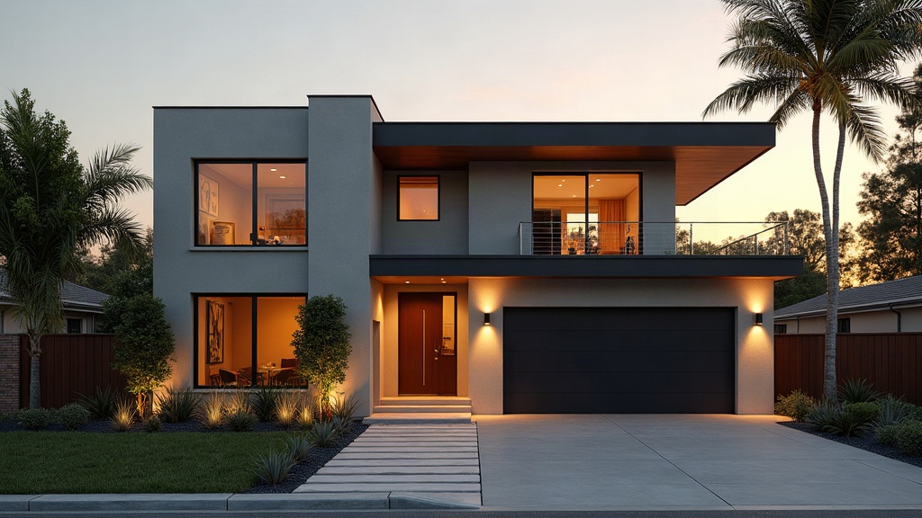 Finished custom Southern California home build