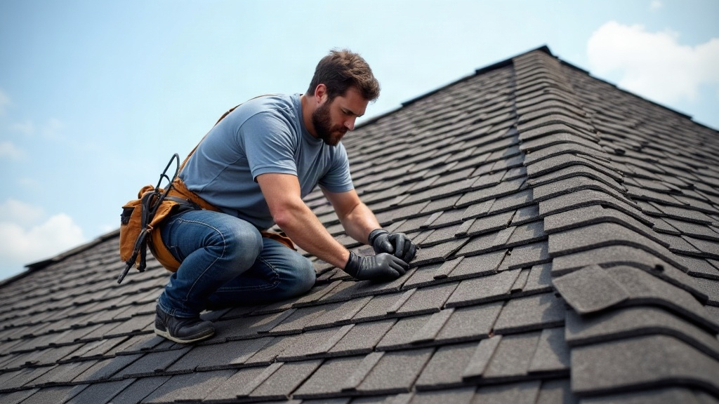 Finished architectural shingle roof