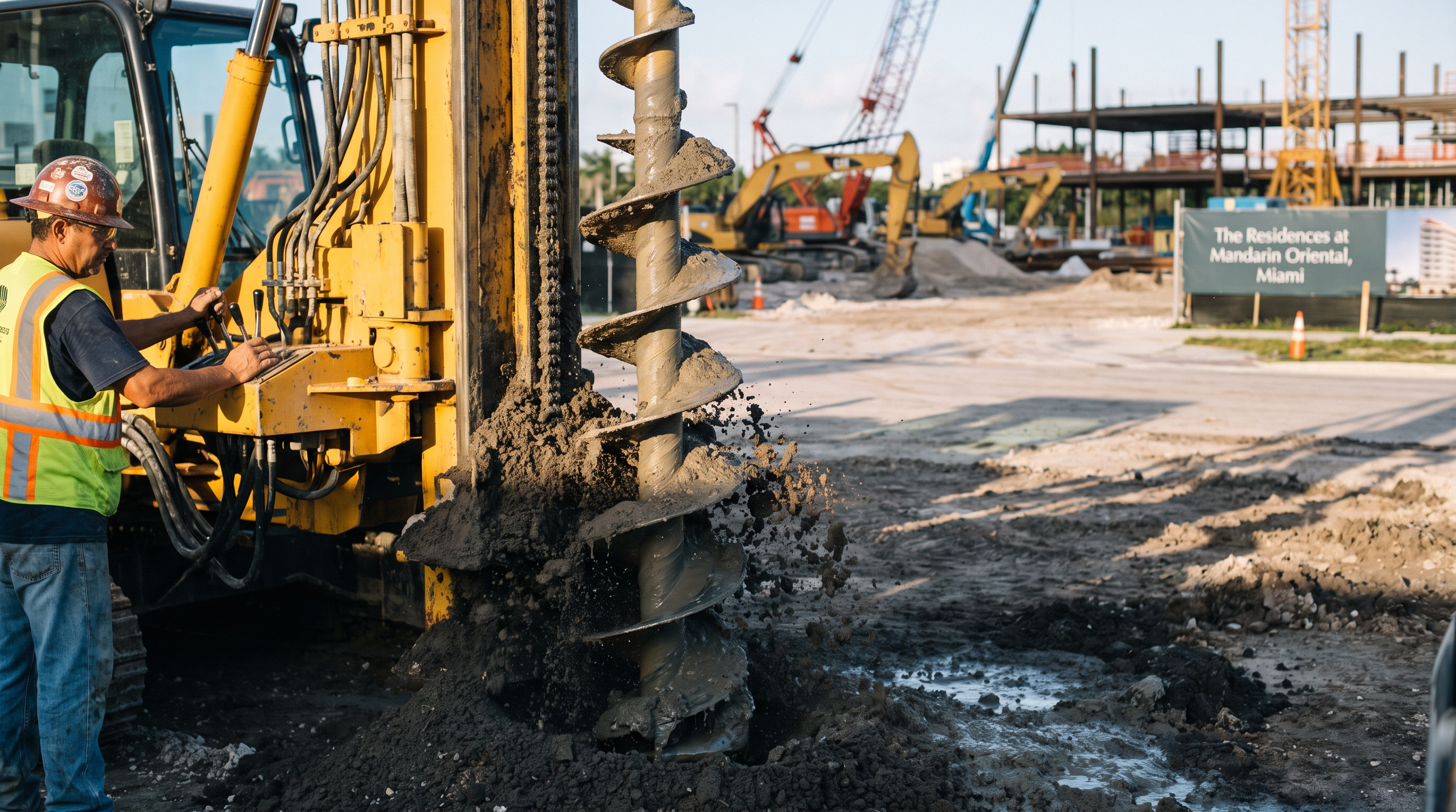 Swire Properties Accelerates Construction: Deep Soil Mixing Begins at The Residences at Mandarin Oriental, Miami