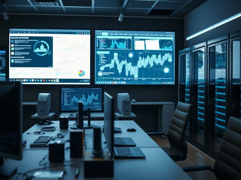 Illustration of real-time AI analytics enhancing business agility beyond human capabilities in AI strategy