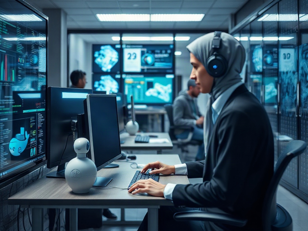Illustration of AI automation tools reducing 27% of routine virtual assistant tasks in AI tools niche