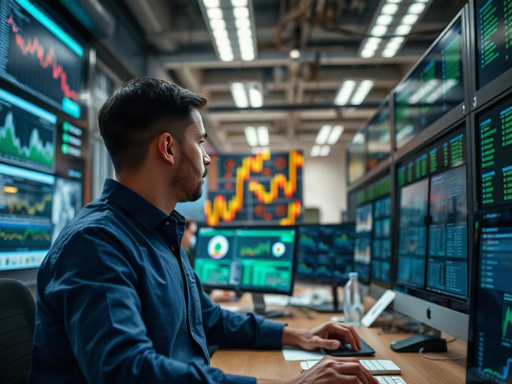 Illustration of machine learning models used in AI financial modeling for 2026 infrastructure development