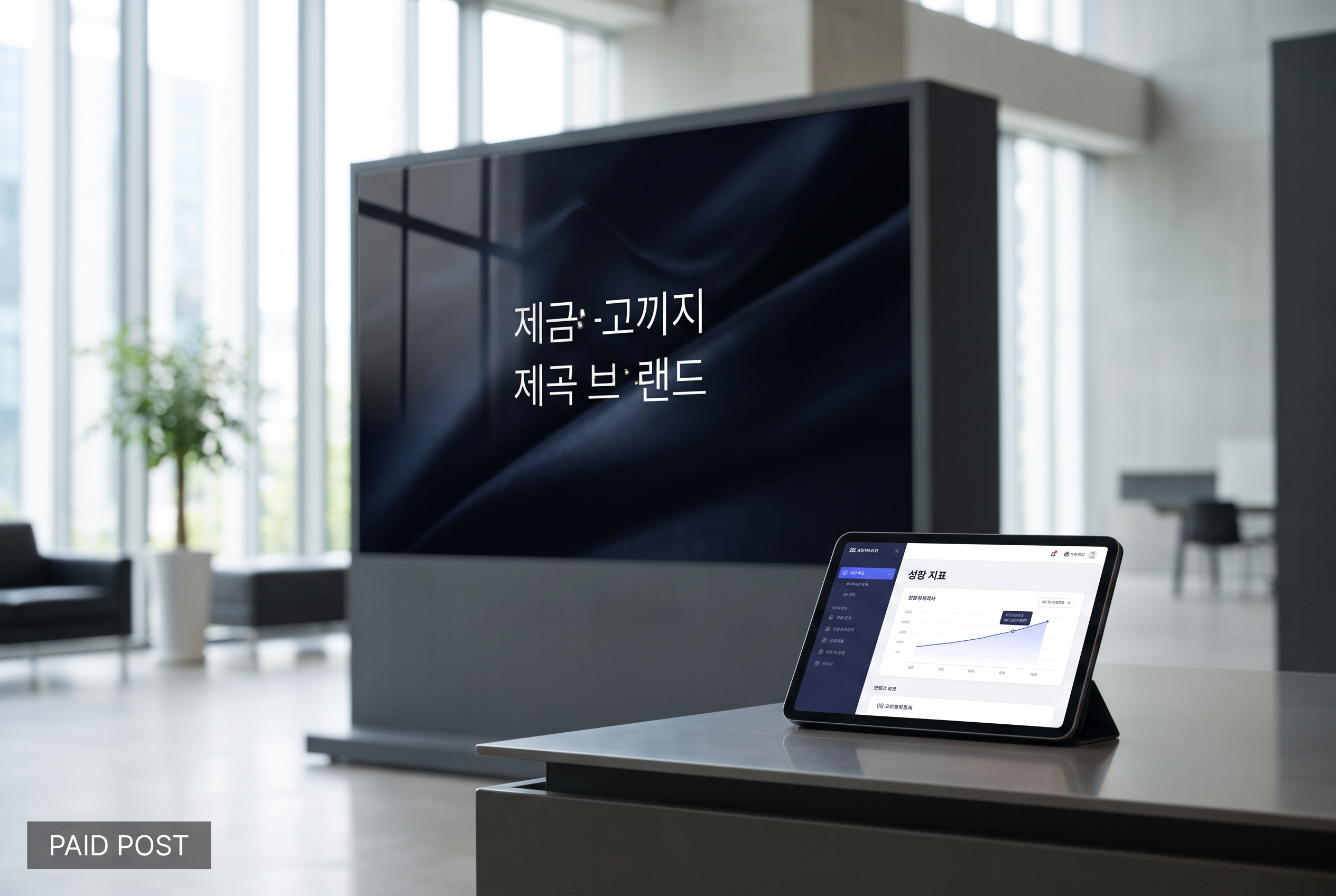 실제 사진 + 캡션, 잡지 같은 레이아웃