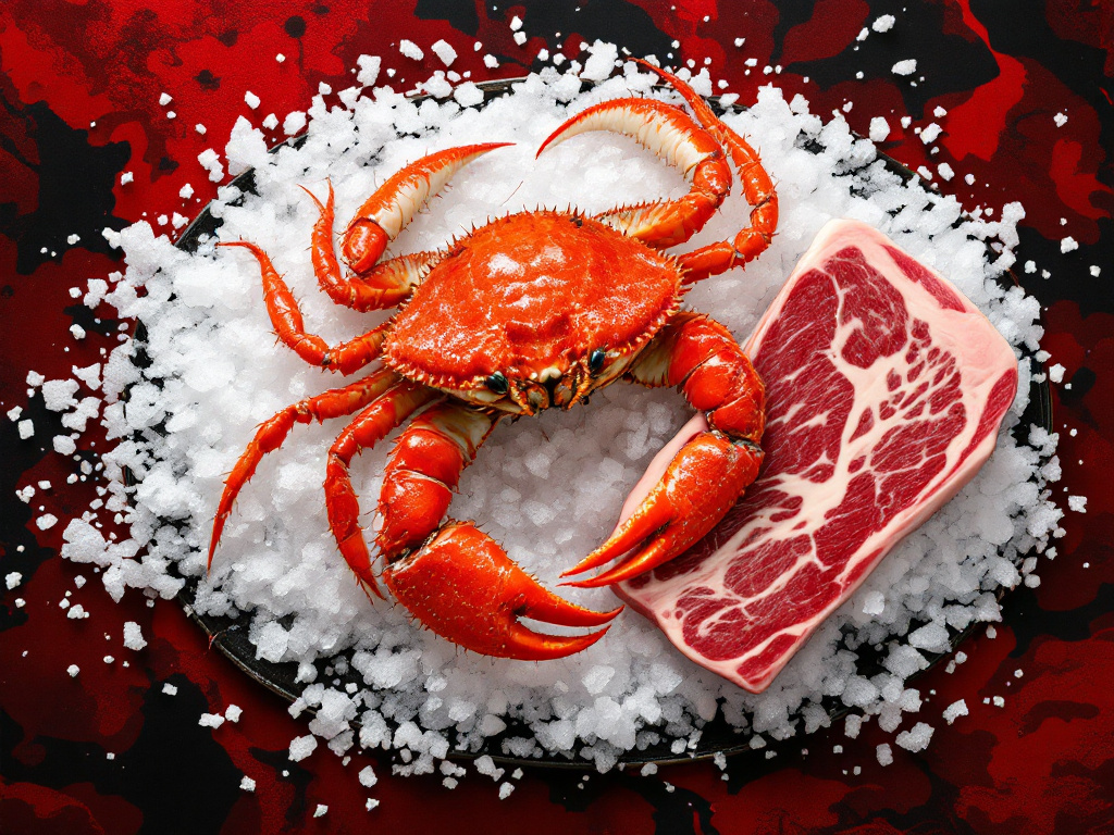 เมนูซิกเนเจอร์: Live Taraba King Crab, A5 Wagyu และซีฟู้ดบินตรงรายวัน